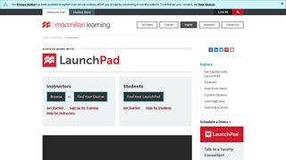 LaunchPad - Macmillan Learning