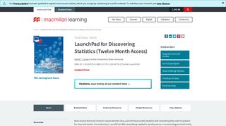 LaunchPad for Discovering Statistics (Twelve Month Access ...