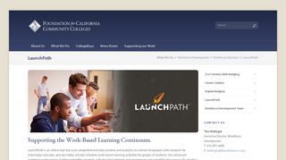 LaunchPath - Foundation for California Community Colleges