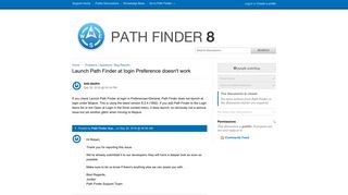 Launch Path Finder at login Preference doesn't work / Problems ...
