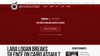 Lara Logan breaks silence on Cairo assault - CBS News