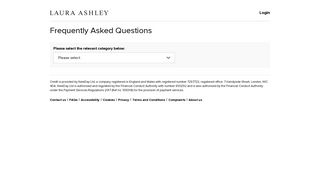 FAQs - Online Account Manager | Laura Ashley