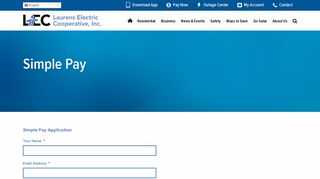 Simple Pay - Laurens Electric Cooperative