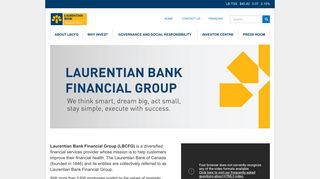 Laurentian Bank Financial Group: Home