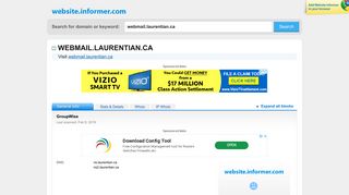 webmail.laurentian.ca at Website Informer. GroupWise. Visit Webmail ...
