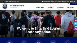 Sir Wilfrid Laurier Secondary School - tvdsb