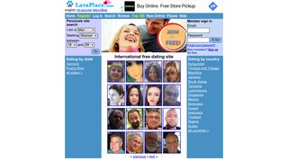 International free dating site LavaPlace