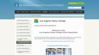 Los Angeles Valley College - LACCD.edu