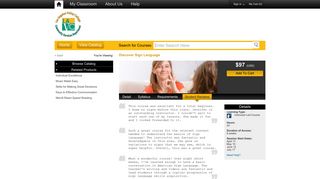 Online Discover Sign Language Reviews | Los Angeles Valley College