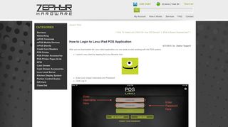 How to Login to Lavu iPad POS Application - Zephyr Hardware