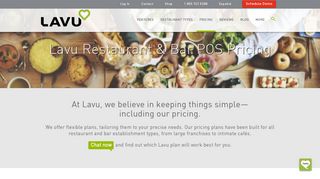 Lavu Restaurant & Bar POS Pricing | Lavu