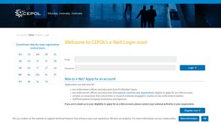 Register / Login: CEPOL - European Union Agency for Law ...