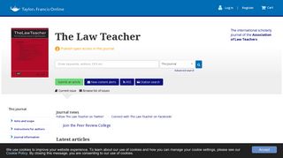 The Law Teacher: Vol 53, No 1 - Taylor & Francis Online