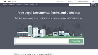 LawDepot: Free Legal Documents, Forms & Contracts