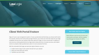 Edge Client Web Portal Feature | LawLogix