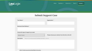 i-9 Software Support Request from LawLogix | LawLogix Guardian ...