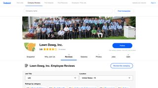Working at Lawn Dawg, Inc.: Employee Reviews | Indeed.com