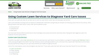 Custom Lawn Care Services | Lawn Doctor Inc