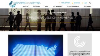 Employer Question: Answered - Corporate Cost Control