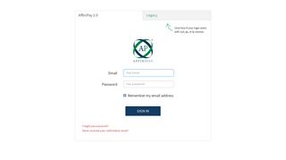 Log In - AffiniPay portal