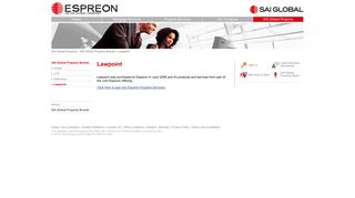 Lawpoint - Espreon - SAI Global