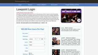 Lawpoint Login. Online dating app for flirting and getting to know new ...