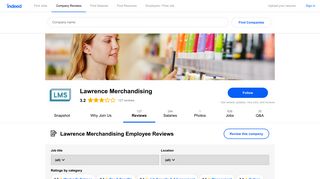 Working as a Merchandiser at Lawrence Merchandising: 78 Reviews ...