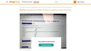 Solved: Nnecte | E Our Platforms L EVE L1 LawRoom. Login ... - Chegg