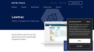LawTrac | Legal Matter Management Software | Mitratech
