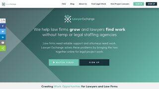 Lawyer Exchange: Online Legal Staffing & Recruitment Agency ...
