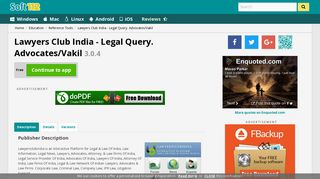 Lawyers Club India - Legal Query. Free Download