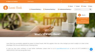 What's NEW with iBank? - Laxmi Bank