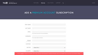 Pricing | Premium | Add a Premium Account | Layar