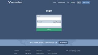 Log In | currencylayer API
