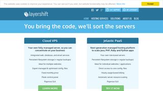 Layershift hosting