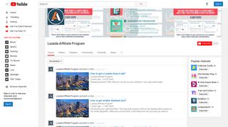 Lazada Affiliate Program - YouTube