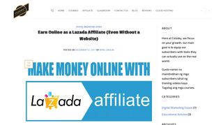 Earn as a Lazada Affiliate (Even Without a Website!) - COLZZKY.com