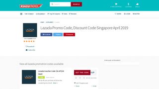 25% Off Lazada Promo Code, Discount Code Singapore 2019