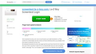 Access screentest.la-z-boy.com. La-Z-Boy Screentest Login - Accessify