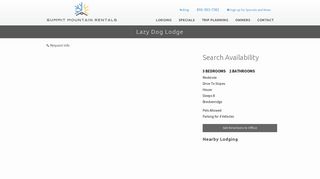 Lazy Dog Lodge | Summit Mountain Rentals