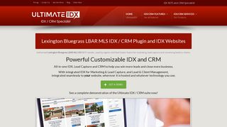 Lexington Bluegrass LBAR MLS IDX / CRM Solution | Ultimate IDX