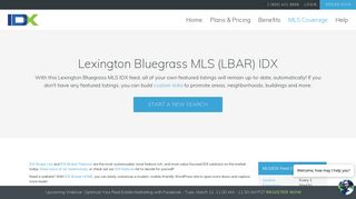 Lexington Bluegrass MLS (LBAR) MLS/IDX Approved Vendor | IDX ...