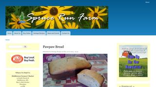 Pawpaw Bread | Spruce Run Farm