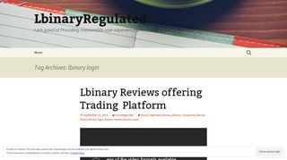 lbinary login | LbinaryRegulated