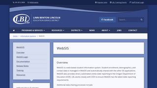 WebSIS | Linn Benton Lincoln Education Service District