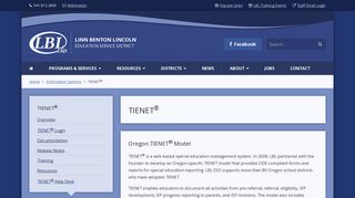 TIENET® | Linn Benton Lincoln Education Service District