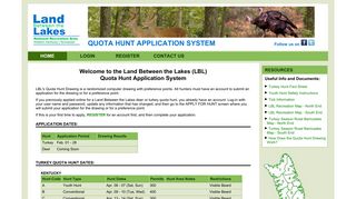 LBL Quota Hunt: Welcome