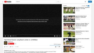 High School Soccer: Long Beach Jordan vs. LB Millikan - YouTube