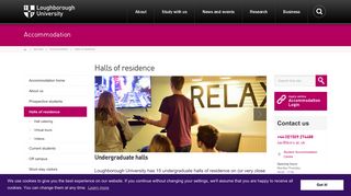 Halls of residence | Accommodation | Loughborough University