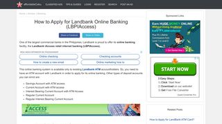 How to Apply for Landbank Online Banking (LBPIAccess) - Banking ...